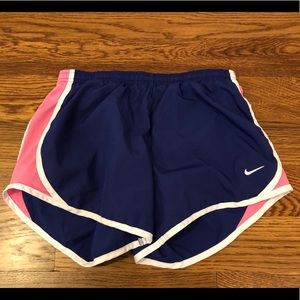 Girls Nike Shorts Dark Blue